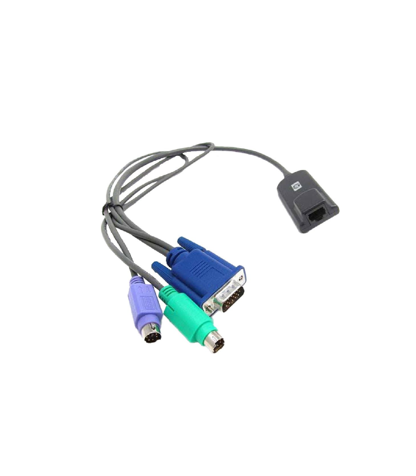 Hewlett Packard HP IP KVM CAT5 PS/2 Interface Adapter HP