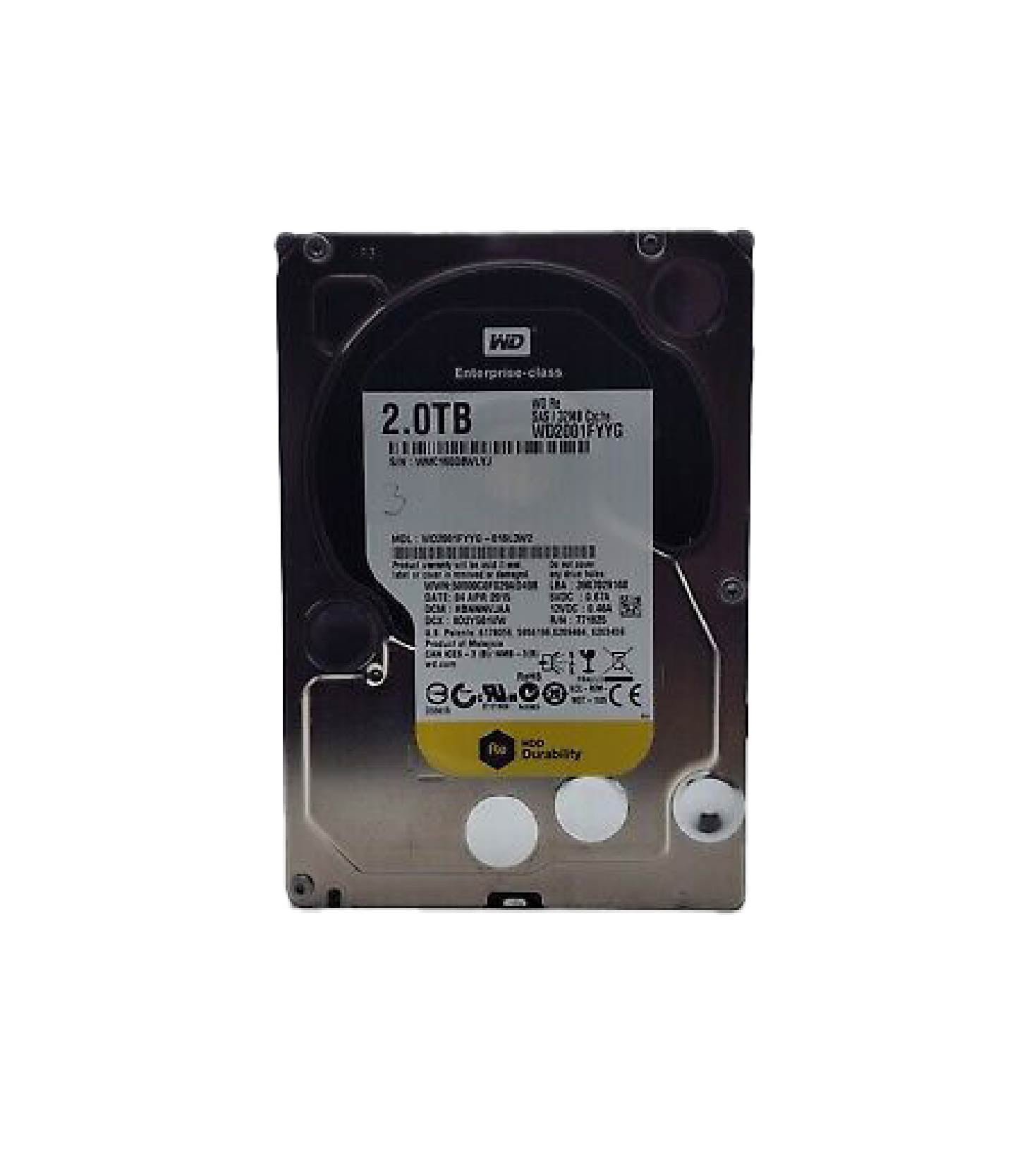 WD2001FYYG-01SL3W2 Western Digital RE 2TB 7200RPM SAS 6Gbps 32MB Cache 3.5-inch Internal Hard Drive