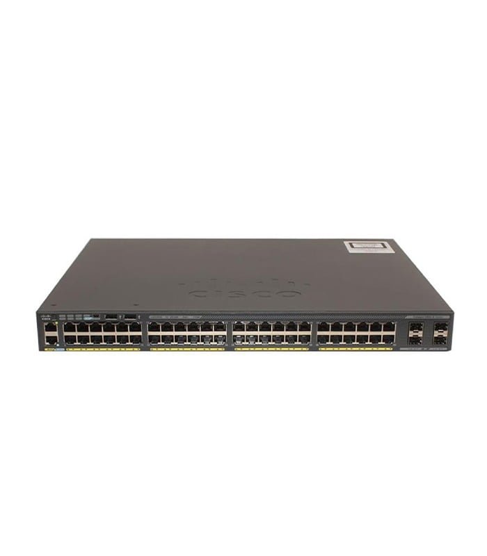 Cisco 2960X 48Port 1G POE+ 740W – 4Port SFP 1G