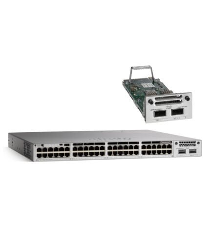 Cisco 9300 48port UPOE UPLINK 2Port QSFP 40G