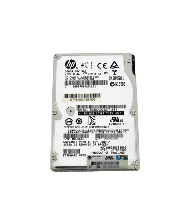 H.D 300G SAS 2.5 10K