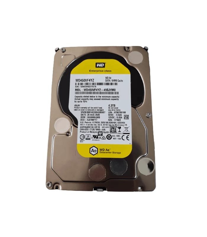 Hard 4.3 Western Digital Yellow Data Center Storage (NEW)