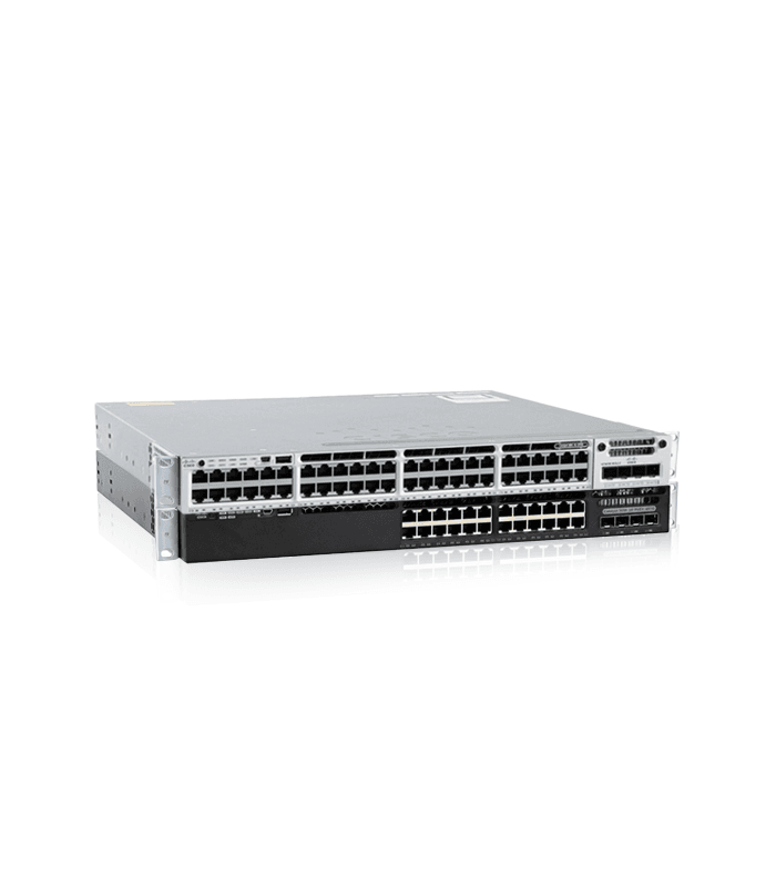 Cisco Catalyst WS-C3850-48P POE+ Uplink 10G +Cisco 3650 24p 1G PoE+