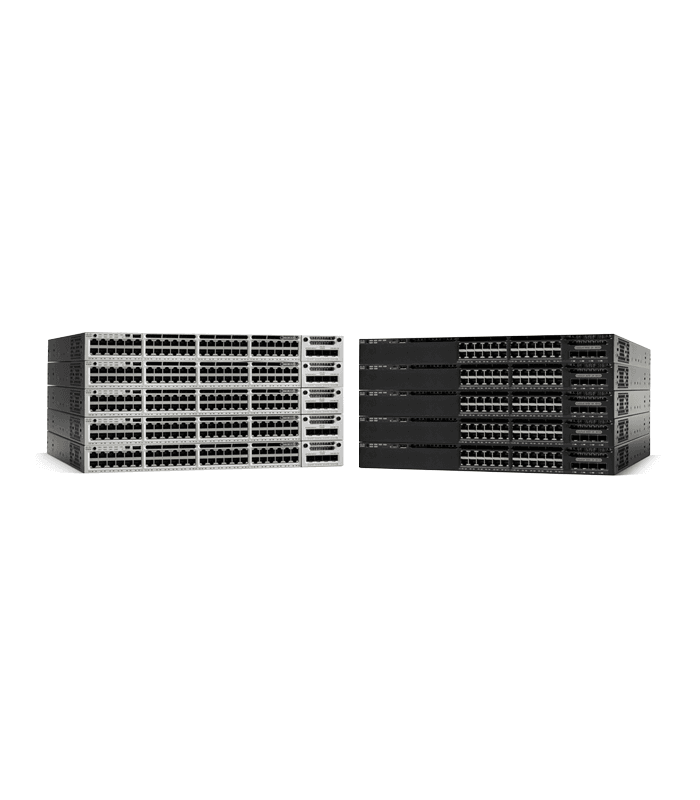 Cisco WS-C3850 48P 1G PoE+ Uplink 1G + Cisco 3650 24P 1G PoE+