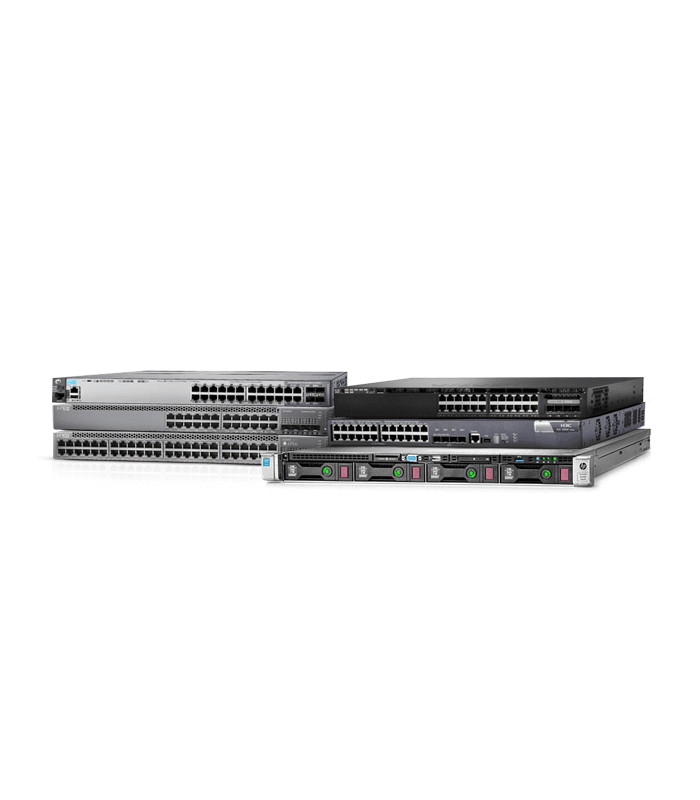 Server + 5 Switches Layer 3 ( 10G)
