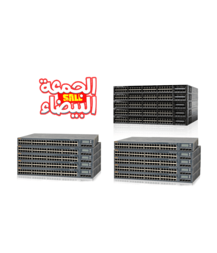 5 SWITCHES Cisco Catalyst 3650 48P PoE+ Uplink 1G +5 SWITCHES ARUBA S2500 48P 1G PoE Uplink 10G+ 5 SWITCHES ARUBA S2500 48P 1G PoE Uplink 1G