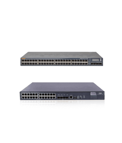 Aruba S2500 48P 1G PoE UPLINK 10G + H3C S5800 24P UPLINK 10G