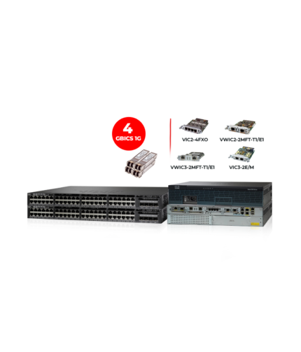 Cisco 3650 48P 1G PoE+ & Cisco Router 2951