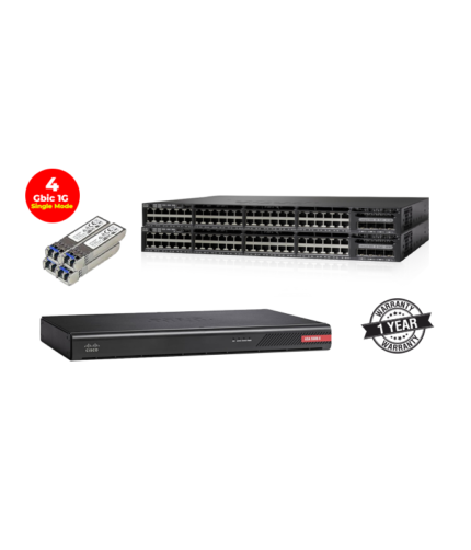 Cisco Catalyst 3650 48P 1G PoE+& Cisco ASA 5508-X Firewall