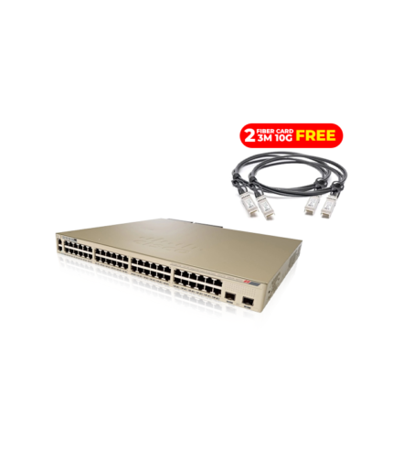 Cisco C6800IA-48FPDR Power 740W Uplink 10G & 2 Fiber cables free