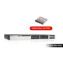 Cisco Catalyst WS-C3850-24P POE+ UPLINK 1G WITH 4GBIC 1G FREE
