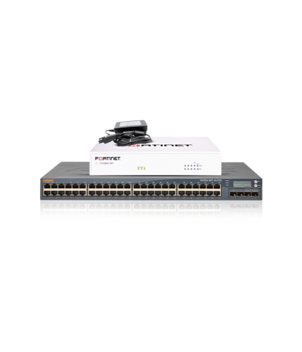 ARUBA S2500 48P 1G PoE Uplink 4*10G & Fortinet Fortigate 40F
