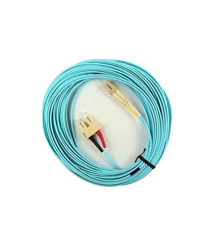 LC to SC Multimode Duplex Fiber Patch