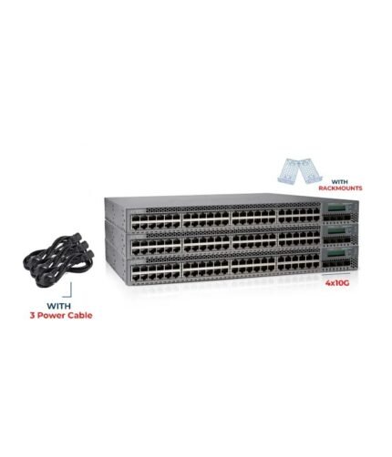 3 JUNIPER – EX3300 48port POE+ 4port SFP+ 10G