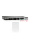 Cisco 3850 48 Port RJ45 ( 12Port RJ45 10G ) UPOE 🔥 Uplink 10G & Cisco Aironet AIR-AP4800-B-K9 Access Point