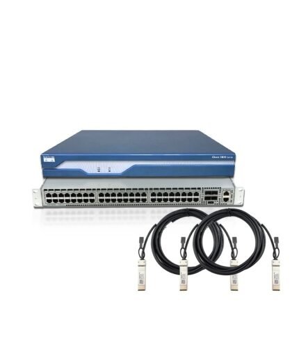 Arista 7050T-52 48 Port 10G & Cisco Router 1841 & Dell SFP+ DAC 10G- 3M