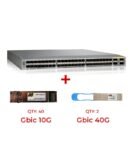 CISCO NEXUS 3064X 48Port SFP+ and 4Port QSFP+ With 42 Gbic