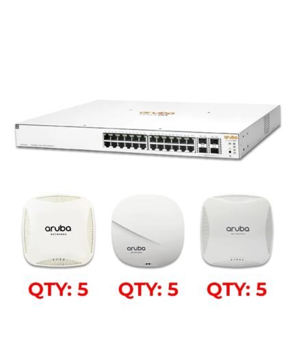 ARUBA 1930 24P 1G BASE-T/4PORT SFP+ JL-684-60001 & 15 Access Point
