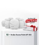 10 × Aruba Access Point AP-305 with FortiGate 40F Free